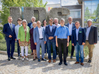 Green politics visit JRS